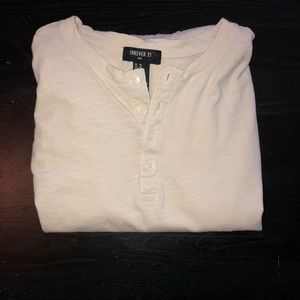 Henley long sleeve tee